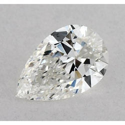 Diamant naturel en forme de poire de 2 carats, extrait de la terre, pureté E, VS1, taille très bonne