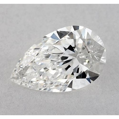 Diamant poire de 2 carats, non serti, couleur F, pureté VS1, très bonne taille.