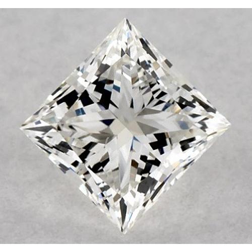 Diamant taille princesse de 2 carats, pureté F, VVS1, taille excellente