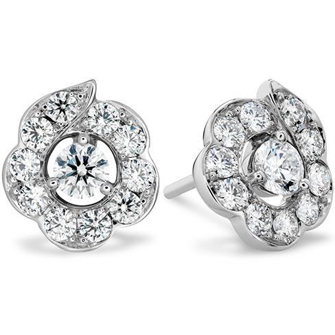 Taille Ronde Brillant bague en Or 14K Blanc – vue principale