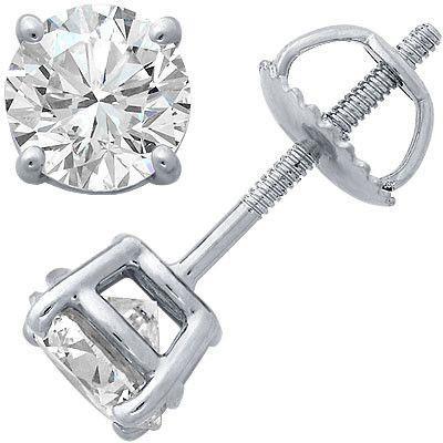 Raffiné Diamant Boucles d'Oreilles 2 carats – vue principale