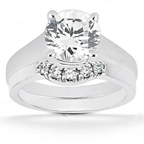 2 ct. Bague De Fiançailles Véritable Diamants Bague Or Blanc 14K