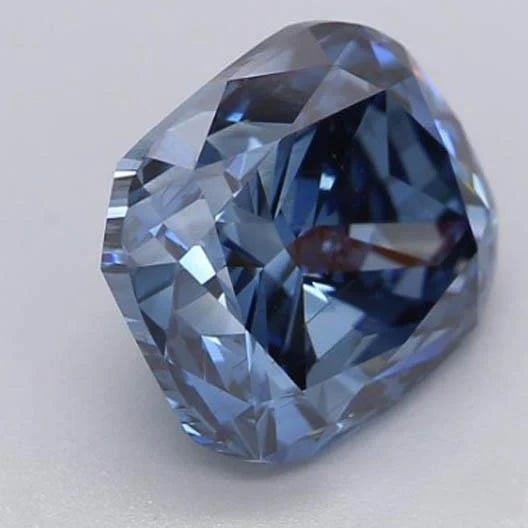 Saphir Bleu Bleuet Loose Sapphires Natural 2,2 carats Gold – vue de côté