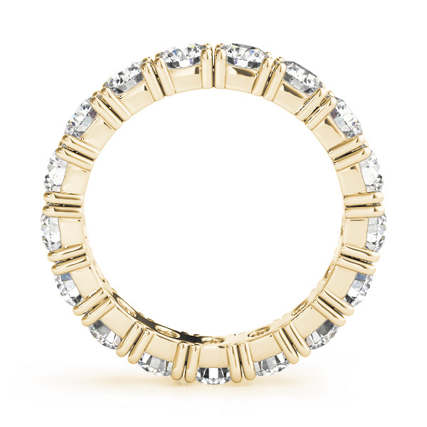 Eternity Band Or Jaune 14 Carats avec Diamant – vue de face