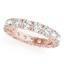 Brillant Eternity Band – Or Rose 14 Carats 2,55 carats