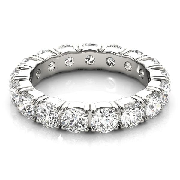 Diamant Fin Eternity Band – vue de côté