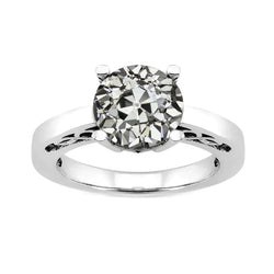 Brillant Solitaire de Fiançailles fait main 2,50 carats par