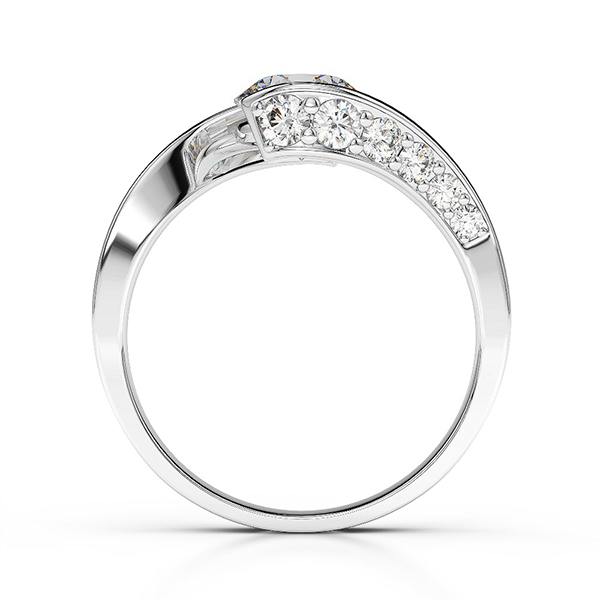 2.75 Carats Bague Solitaire De Mariage Véritable Diamant Rond Etincelant Blanc 14K