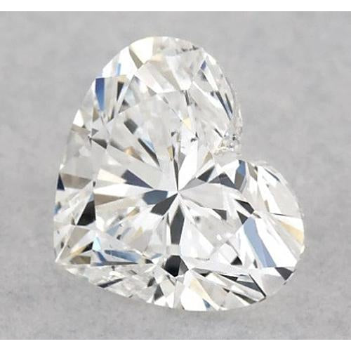 Taille Cœur Brillant bague en Gold – vue de face