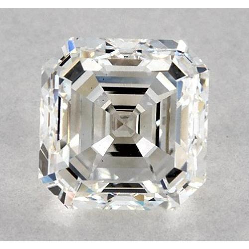 Diamant Asscher de 2,25 carats, non serti, couleur F, pureté VS1, très bonne taille.