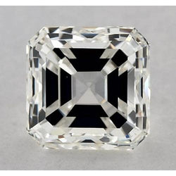 Diamant Asscher naturel de 2,25 carats, extrait de la terre, non serti, couleur F, pureté VVS2, très bonne taille