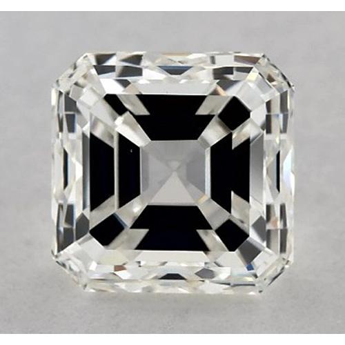 Diamant Asscher de 2,25 carats, non serti, couleur F, pureté VVS2, très bonne taille.