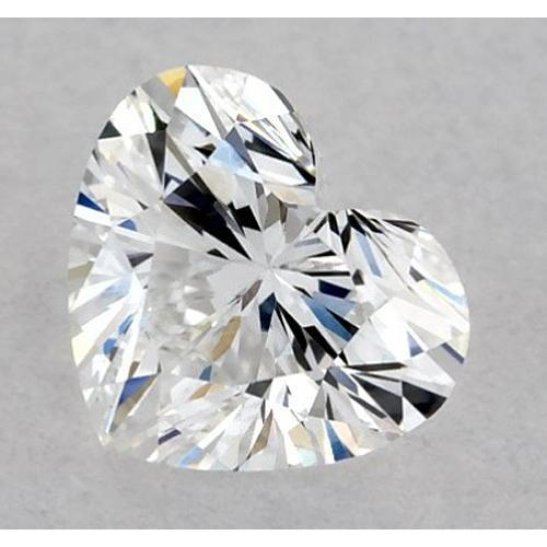 Diamant en forme de cœur de 2,25 carats, pureté E, VVS1, très bonne taille.