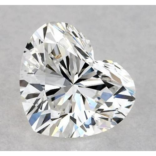 Diamant en forme de cœur de 2,25 carats, non serti, couleur F, pureté VS1, très bonne taille.