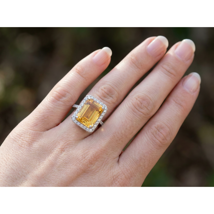 Confectionné main Bague avec Gemme 21 carats – vue alternative