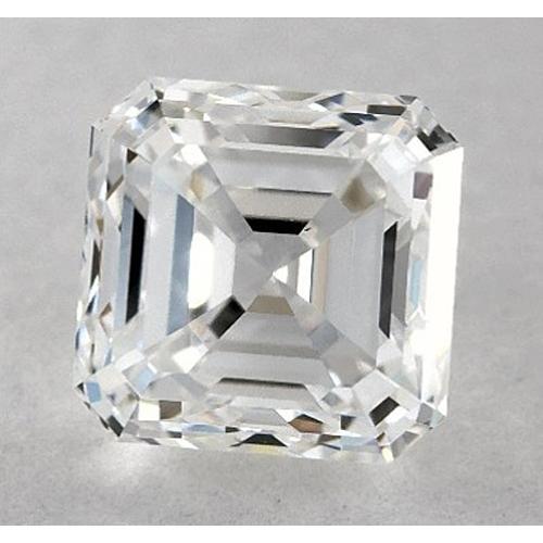 Diamant Asscher de 2,5 carats, non serti, couleur F, pureté VVS1, très bonne taille.