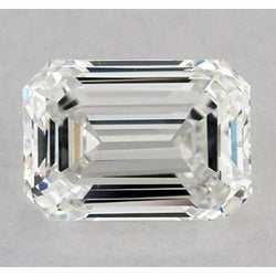 Diamant émeraude naturel de 2,5 carats, extrait de la terre, non serti, couleur F, pureté VVS1, très bonne taille