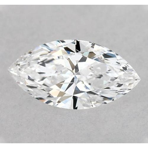 Diamant marquise de 2,5 carats, non serti, couleur F, pureté VVS1, très bonne taille.