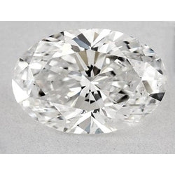 Diamant ovale naturel de 2,5 carats, extrait de la terre, pureté E, VVS1, taille très bonne