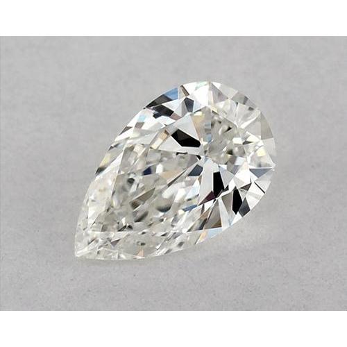 Diamant poire de 2,5 carats, pureté E, VVS1, taille très bonne.