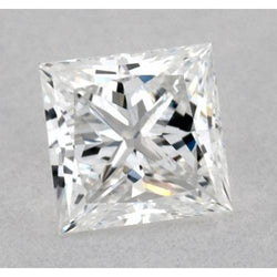 Diamant naturel de 2,5 carats, taille princesse, extrait de la terre, pureté F, VS1, taille excellente