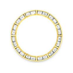 2,5 carats. Lunette en Réel diamant de 26 mm pour s'adapter à Rolex Datejust ou Date Tous les modèles de montres
