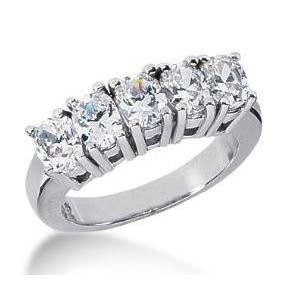 Brillant Half Eternity Band – vue principale