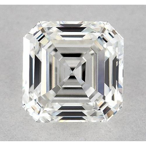Diamant Asscher de 2,75 carats, non serti, couleur F, pureté VS1, très bonne taille.