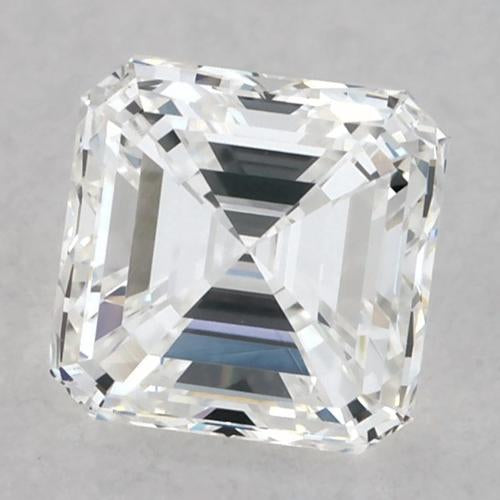 Diamant Asscher de 2,75 carats, non serti, couleur F, pureté VVS1, très bonne taille.