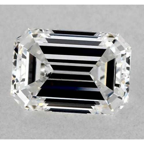 Diamant émeraude 2,75 carats, non serti, couleur F, pureté VVS1, très bonne taille