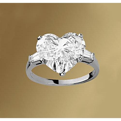 Trilogie Or 14K Blanc avec Diamant – vue principale