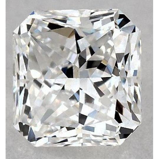 Diamant radiant de 2,75 carats, non serti, couleur E, pureté VS1, très bonne taille.