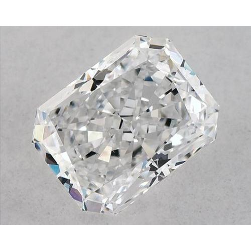 Diamant Radiant de 2,75 carats, non serti, couleur E, pureté VVS1, très bonne taille.