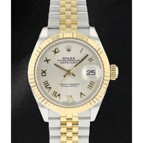 Rolex Date-just Magnifique montre pour femme bicolore en or jaune 18 carats