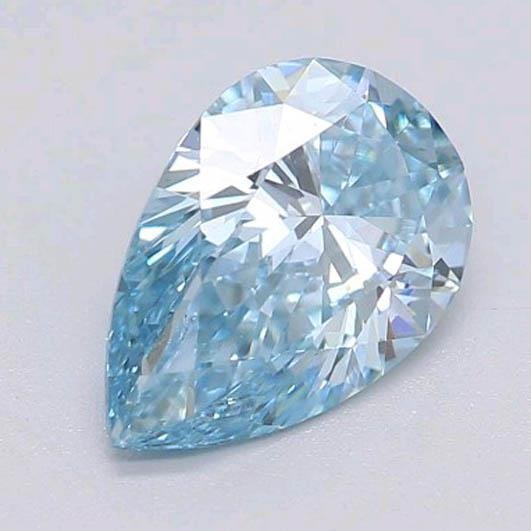 Loose Sapphires Natural Gold avec Saphir Bleu Bleuet – vue de côté