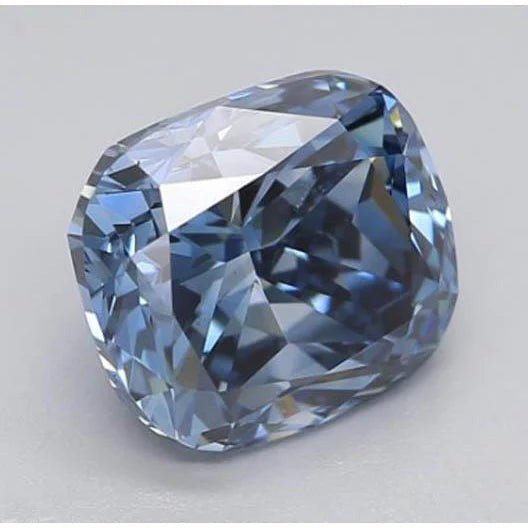 Fait à la main Saphir Bleu Loose Sapphires Natural 2 carats – vue de côté