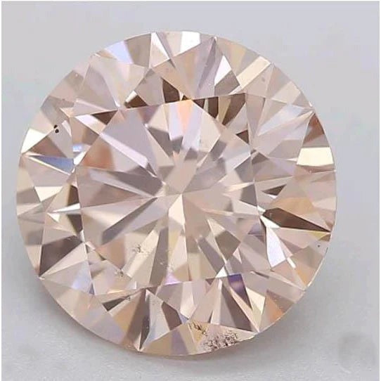 Saphir Rosé Taille Ronde Loose Sapphires Natural en Gold – vue de côté