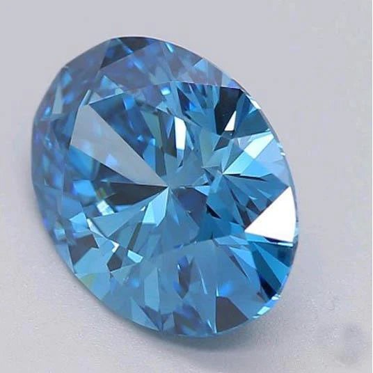 Saphir Bleu Loose Sapphires Natural 2 carats Gold – vue de face