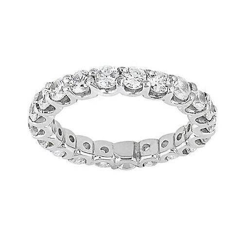 2.10 Carats Réel Diamants Bague De Fiançailles Bijoux Or