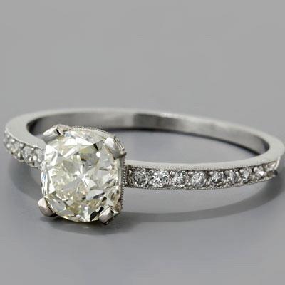 2.25 Carats Vieux Bijoux De Bague De Mariage En Naturel Diamant De Taille Mineure