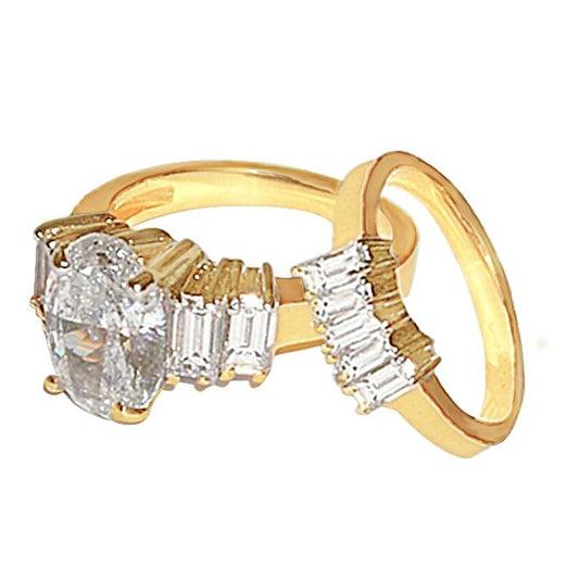 2.51 Carats Bague De Fiançailles Réel Diamants Sertie Or Jaune