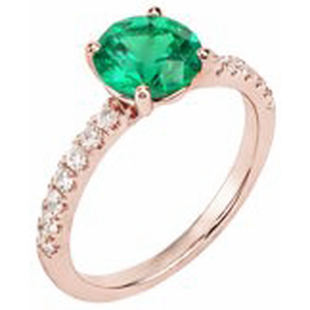 naturel diamant 3.25carats bague vue de profil