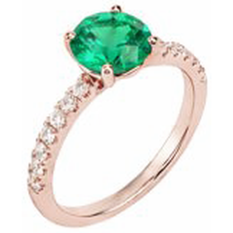 naturel diamant 3.25carats bague vue de profil