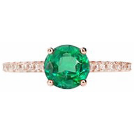 naturel diamant 3.25carats bague angle de côté