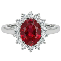 Bague Rubis Naturel 3.50 Carats