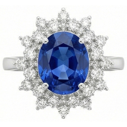 Bague Diamant Naturel 3.75 Carats
