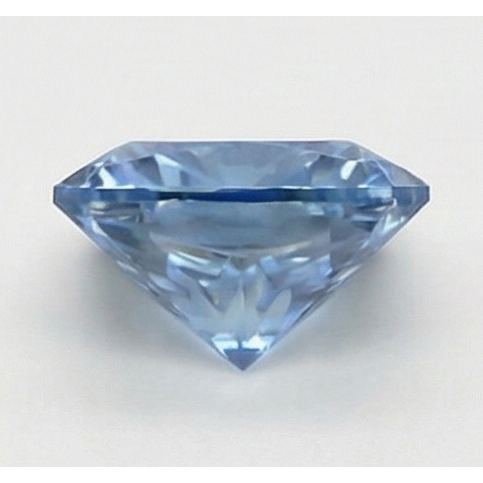 Diamant naturel véritable bleu clair de 3 carats (non cultivé en laboratoire), taille princesse.