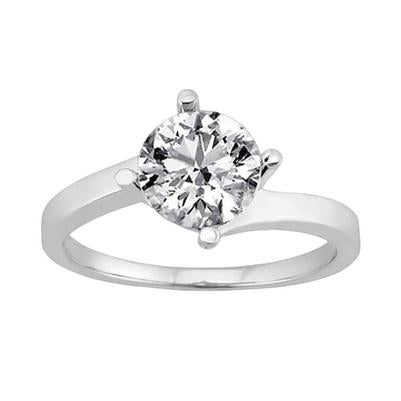 3 Carats. Bague De Fiançailles En Naturel Diamant Solitaire Bijoux En Diamant