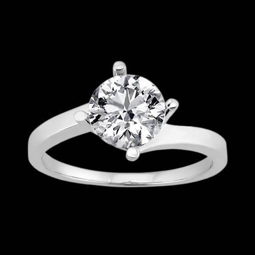 3 Carats. Bague De Mariage En Véritable Diamant Solitaire Bijoux En Diamant
