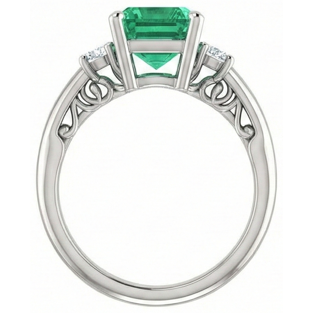naturel diamant 15.50carats bague vue de dessus